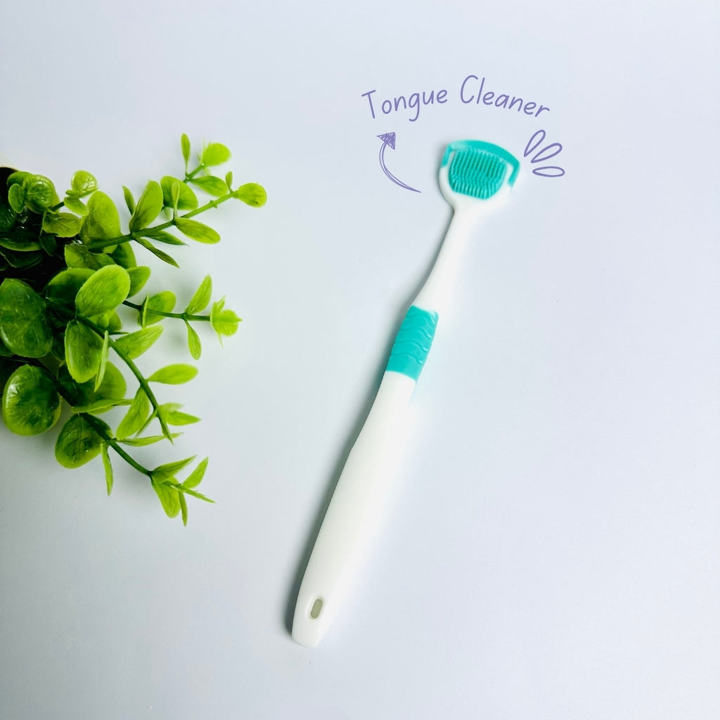 Smilo Teeth Family Pack 4 Nano Toothbrushes 1 Whitening Powder 1 Tongue Cleaner