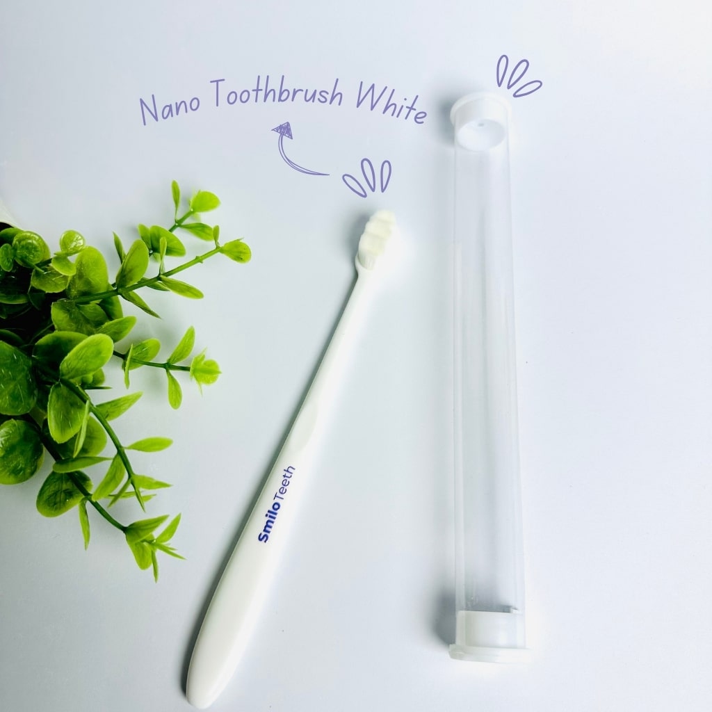 Smilo Teeth Nano Toothbrush with Travel Case Ultra Soft Toothbrush for Sensitive Teeth